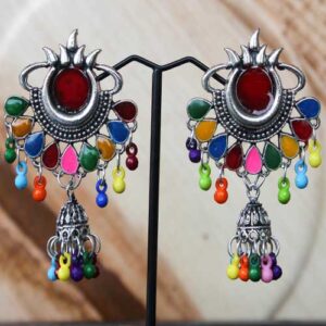 Latest Model Multicolor Afghani Style Boho Earrings