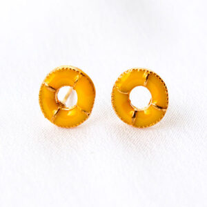 Tiny Donut Stud Earrings