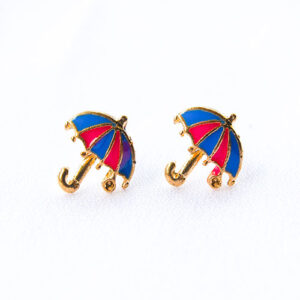 Happy Tiny Umbrella Stud Earrings