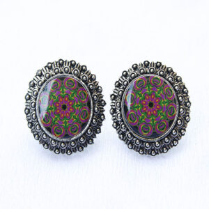 Latest Multicolor Stud Earrings - 3