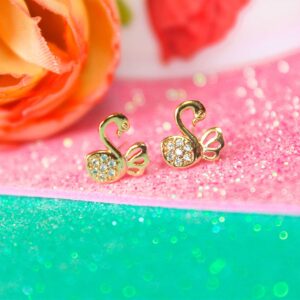 Alluring Hamsa CZ Stud Earrings