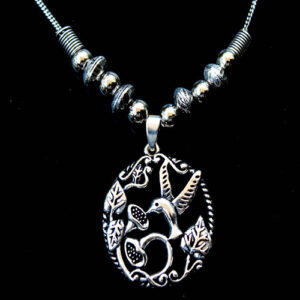 Alluring Kingfisher Silver Chain