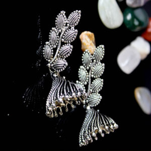 Latest Trendy Silver Oxidized Jhumka Earrings