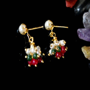 Charming Multicolor Tiny Pearl Earrings