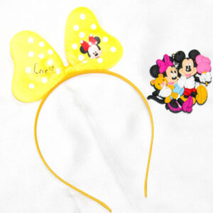 Cute Minnie Mouse Baby Girls Head Band - Yellow