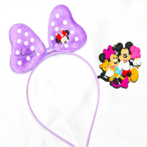 Cute Minnie Mouse Baby Girls Head Band - Violet