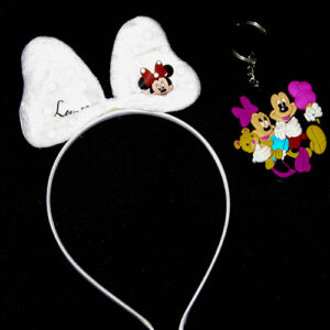 Cute Minnie Mouse Baby Girls Head Band - White