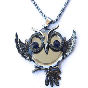 Trendy OWL Black Metal Chain - Image 3