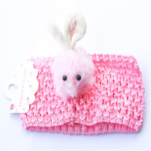 Cute Rabbit Hair Band - Baby Pink