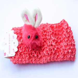 Cute Rabbit Hair Band - Peach