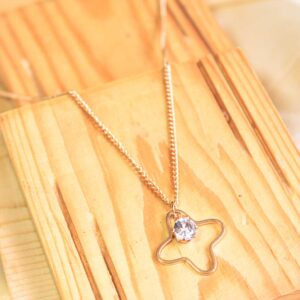 Cute Gold Chain with Designer Pendant