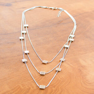 Latest Trendy Silver Chain with Square