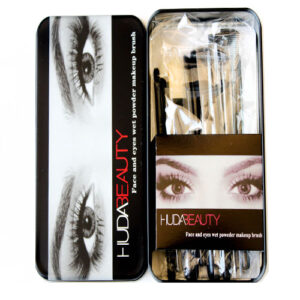 Huda Beauty Face and Eyes Wet Powder Makeup Brush Set