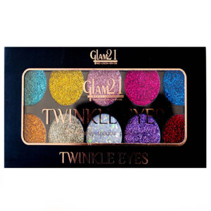 Glam 21 Twinkle Eyes 10 color eyeshadow palette - Shimmer Shades