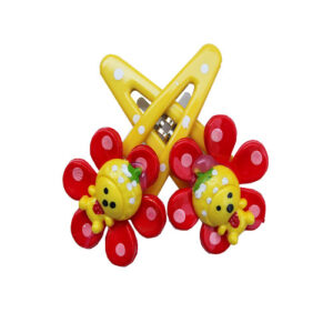 Cute Sunflower Design Yellow and Red Elastic Hair Band for Girls