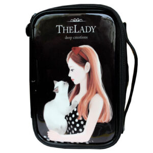 The Lady Deep Emotions Black Rectangle Bag