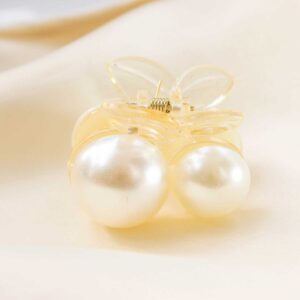 Stylish Pearl Claw Clip Chic Barrettes