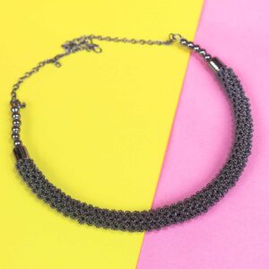 High Quality Trendy Ultra Stylish Black Metal Choker