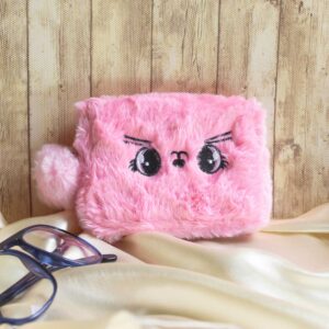 Cutest Peach Cartoon Fur Wallet