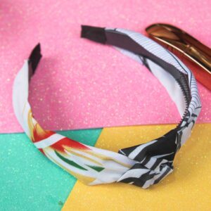 Cute Designer Black & White Hair Band