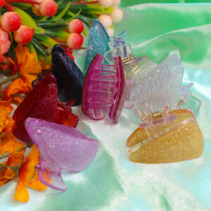 Ultra Stylish High Quality Colorful Long Triangle Glitter Hair Clips