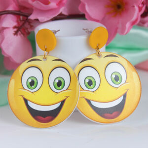 Laughing Smiley Emoji Earrings