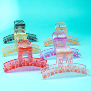 Glossy Curved Hair Clips