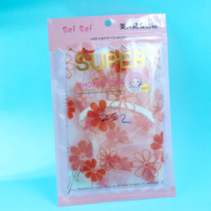 Reusable Premium Orange Floral Design Shower Cap