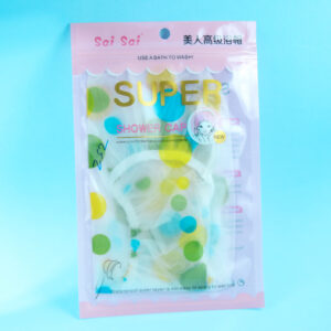 Reusable Premium Polka Dot Design Shower Cap