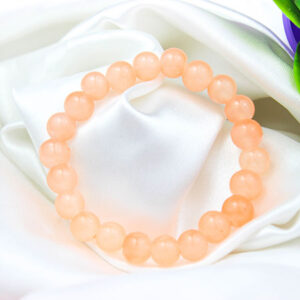 Beautiful Trendy Cute Peach Crystal Bracelet