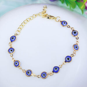 Gold Evil Eye Bracelet