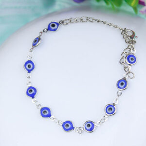 Silver Evil Eye Bracelet