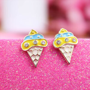 Cone Ice-cream Stud Earrings