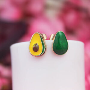 Avocado Stud Earrings