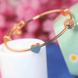 Love AD Stone Gold Bracelet