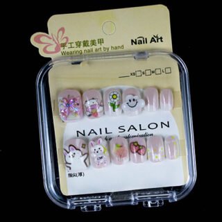 Nail Art Kit for Kids Rabbit Design