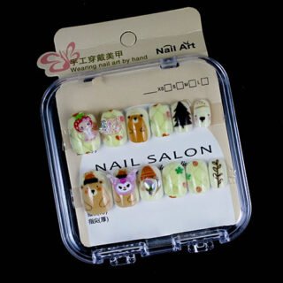 Nail Art Kit for Kids Polar Bear Design